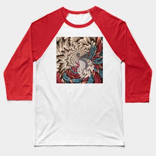 Spinning Spiraling Textures and Threads Baseball T-Shirt